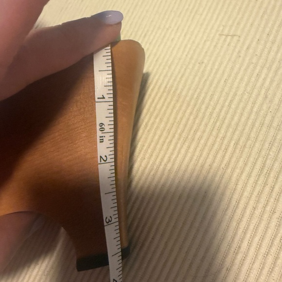 Yellow Box Black and Brown Mules Comfortable Slip-On Design - Picture 5 of 9